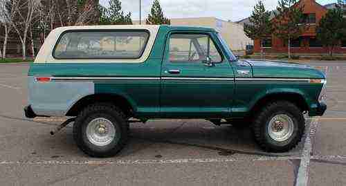 1979 Ford bronco camper