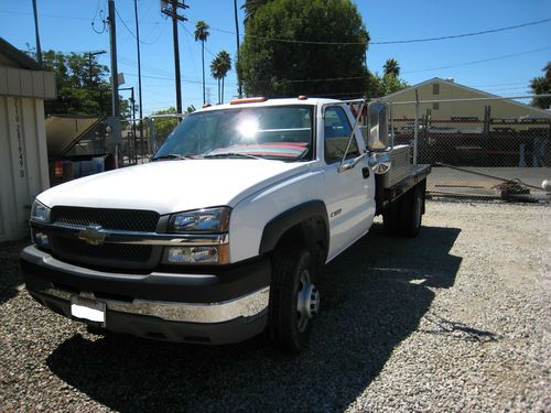 Chevrolet 3500 flatbed truck