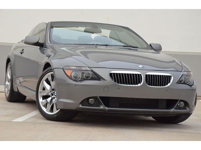 2005 bmw 645ci convertible prem/spts pkg navi chrome whls clean $499 ship