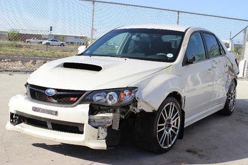 2011 subaru impreza wrx sti damaged clean title economical runs! loaded l@@k!!