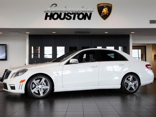 2010 mercedes benz e63 amg white premium pkg navigation camera pano roof