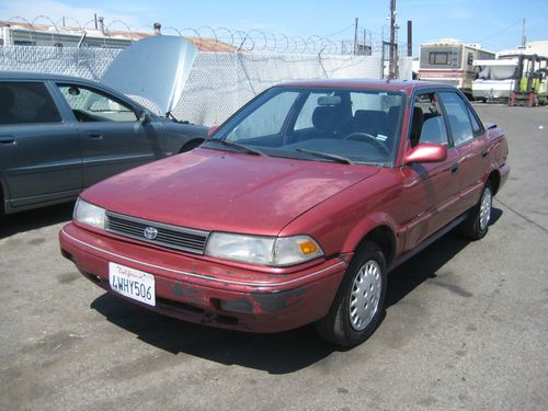 1992 toyota corolla, no reserve