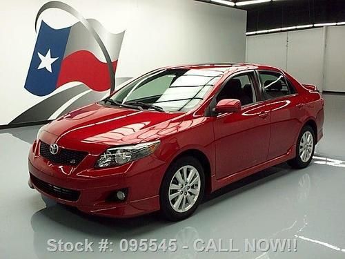 2009 toyota corolla s auto sunroof ground effects 55k texas direct auto