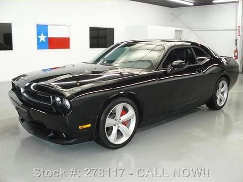 2010 dodge challenger srt-8 hemi 6-spd sunroof nav 11k texas direct auto