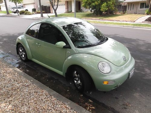 Find used 2001 Volkswagen Beetle GLS TDI Turbo Diesel Light Green 170K ...