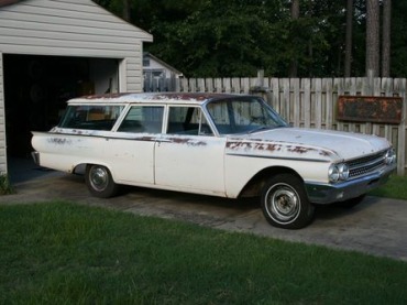 Junkyard find 56 ford ranch wagon #3