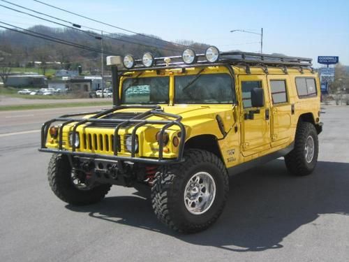 Hummer h1 6.5l turbo diesel roof rack wrap around bumper