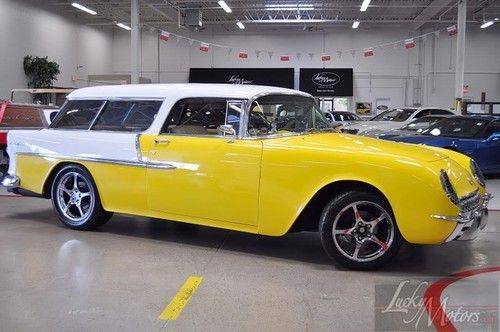 1955 chevrolet bel air nomad custom, very rare