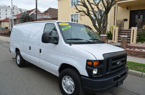 2009 ford e350 super duty diesel extended body cargo 1 owner like new