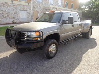 2006 sierra 3500 dually 4x4 crew cab sle 6.6l duramax turbo diesel allison auto