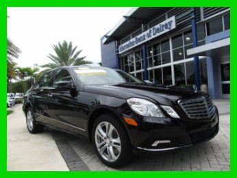 10 certified black e-550 5.5l v8 sedan *premium 2 &amp; lighting package *navigation