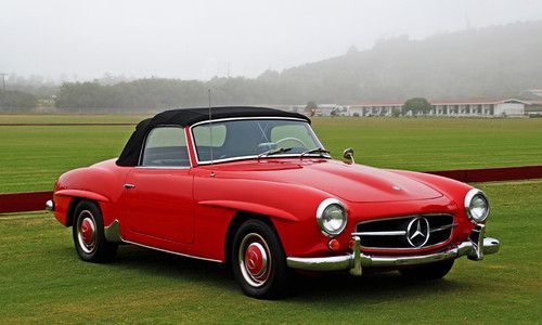 1962 mercedes 190sl: gorgeous, very original, two owner, two-top w121 roadster