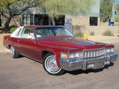 1977 cadillac coupe deville, 48k orig miles, 425ci v8, leather, all original car