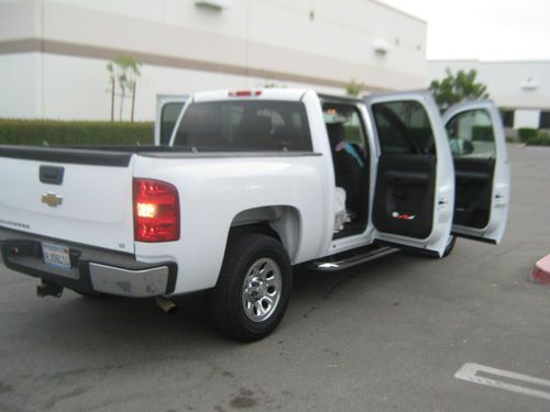 2008 chevy silverado lt 1500 crew cab 4.8l v8- white - good condition