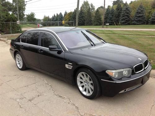 2003 bmw 745li long wheel base sedan