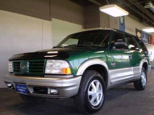 1999 oldsmobile bravada platinum awd 4.3l leather moonroof only 70k nice