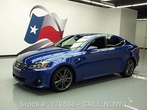 2012 lexus is250 f sport htd seats sunroof xenons 23k texas direct auto