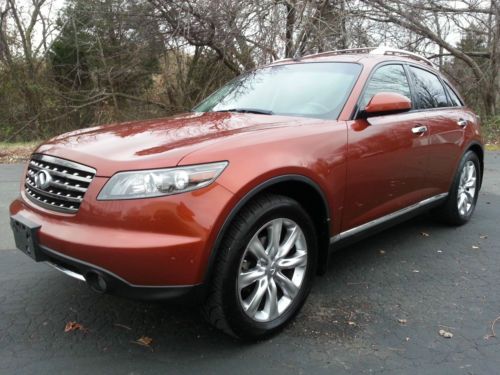 2008 infiniti fx35 awd 79k miles, rare autumn copper, touring, sport