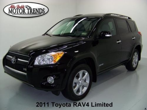 2011 toyota rav4 4x4 v6 limited navigation rearcam roof leather heated seats 29k