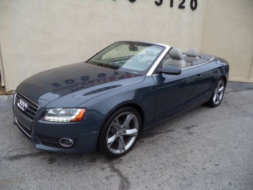 2011 audi a5 quattro convertible premium plus (warranty )