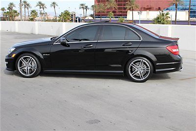 2013 mercedes-benz c63 amg sedan+carbon fiber trim+multimedia pkg+nav+b/u camera