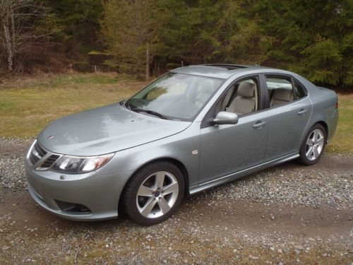 2009 saab 9-3 2.0t 93 turbo sedan navigation sunroof bluetooth heated leather