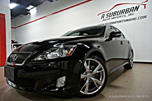 2009 lexus is 250 is250 navigation 18&#034; rims sport premium pkg rear spoiler clean