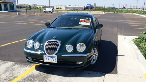 2001 jaguar s-type 3.0 v6 british racing green - safe - reliable - clean - fun!!