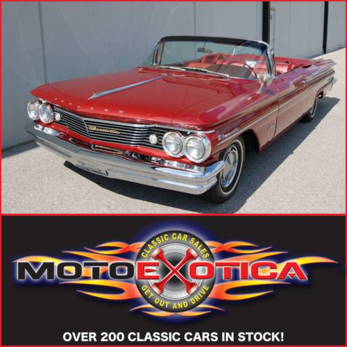 1960 pontiac bonneville convertible - beautiful restoration -389ci tri power !!