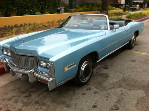 1976 cadillac eldorado base convertible 2-door 8.2l