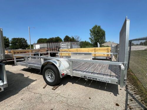 2023 glacier trailers 7 x 14 aluminum