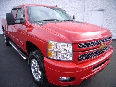 2012 ltz 6.0l auto red z71 leather crew cab