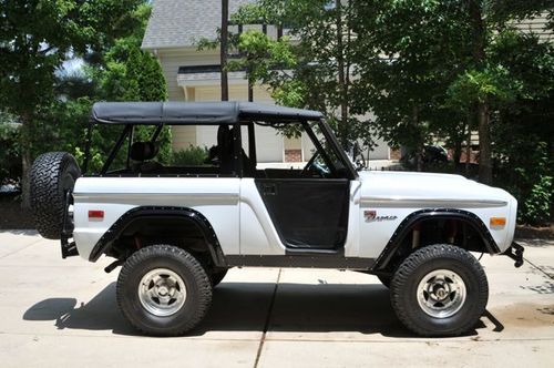 1971 custom early ford bronco sport, fully restored + modernized, superb