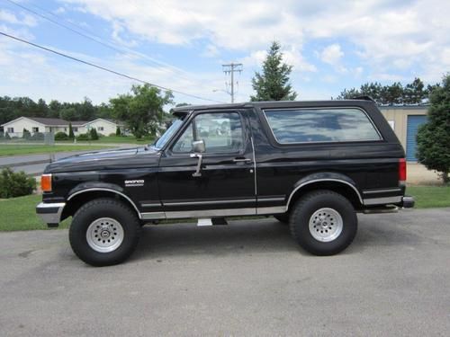 1990 ford bronco xlt sport utility 2-door 5.8l