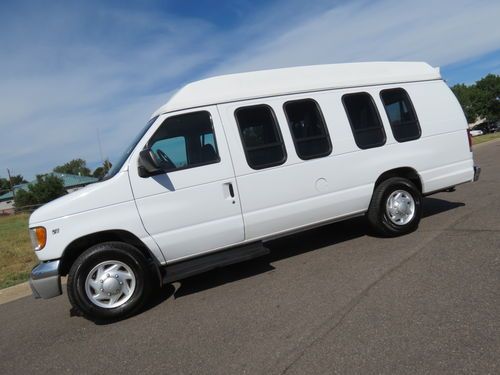 1999 ford e250 bubble high top conversion van mobility wheelchair lift 71k miles