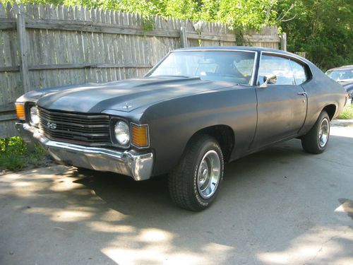 1972 chevrolet chevelle base hardtop 2-door 7.4l