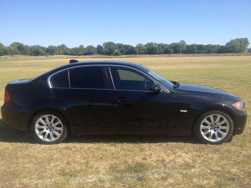 2006 bmw 3-series 330xi black sedan premium &amp; cold pkg leather