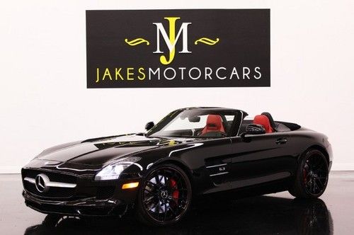 2012 sls amg roadster, black/red, 7k miles, $203k msrp, many upgrades! pristine