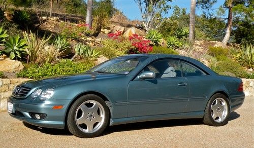 2002 mercedes-benz cl55 amg base coupe 2-door 5.5l 1-0wner california car