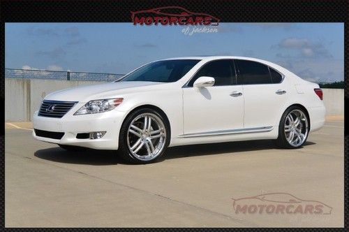 11 lexus ls460 pearl white 22 wheels loaded loaded 42k mi ...wont last long!!