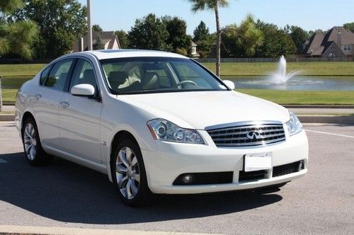 Pearl white 07 navigation awd 4x4 backup cam heated cooled leather bose 1owner