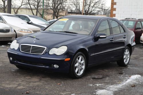 No reserve 58k awd 4matic heated seats sunroof cd chgr leather automatic rebuilt