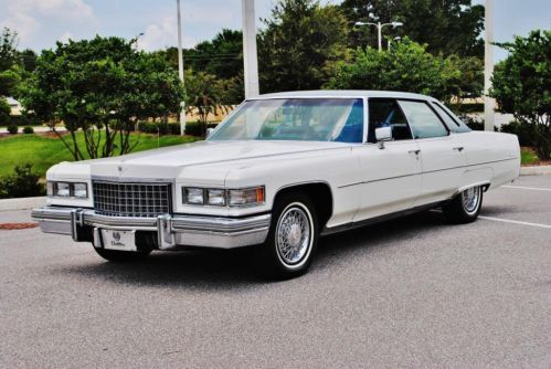 Stunning original mint 1976 cadillac sedan deville just 50,602 miles must see