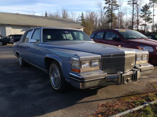 1984 cadillac fleetwood brougham sedan 4-door 4.1l