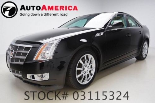 18k one 1 owner low miles 2010 cadillac cts sedan premium nav leather moonroof