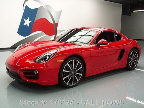 2014 porsche cayman pdk auto premium htd leather nav 9k texas direct auto