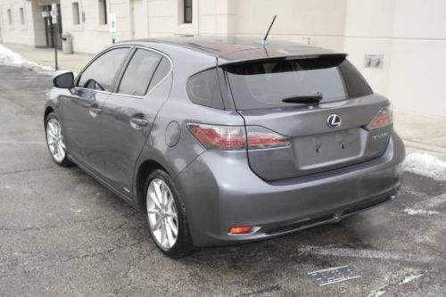 2012 lexus ct200h gray heated leather seats sunroof tinted windows rebuilt title