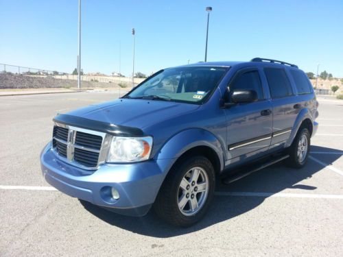 No reserve! 2007 dodge durango slt suv 4.7l v8 4x4 3rd row, seats 8, runs great!