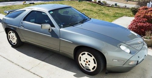 Porsche 928 s4 auto, 1988 granite green