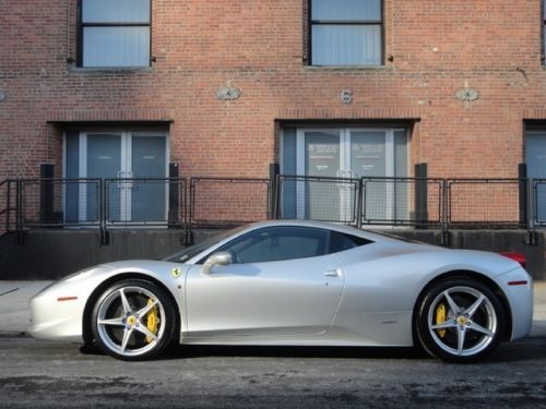 Low mile 2012 ferrari 458 italia 
in silver